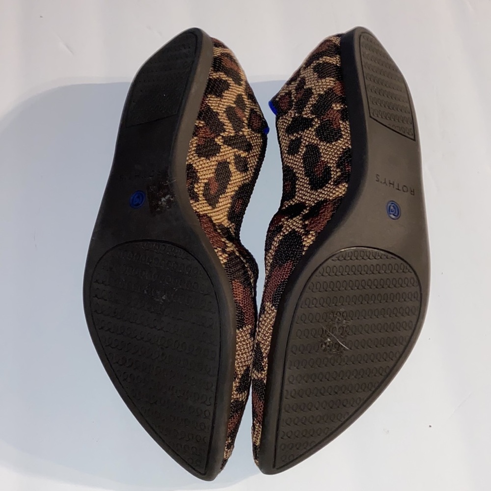 Rothy’s leopard Slip Ons #7.5 - Picture 3 of 6